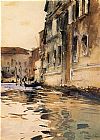 Venetian Canal Palazzo Corner by John Singer Sargent